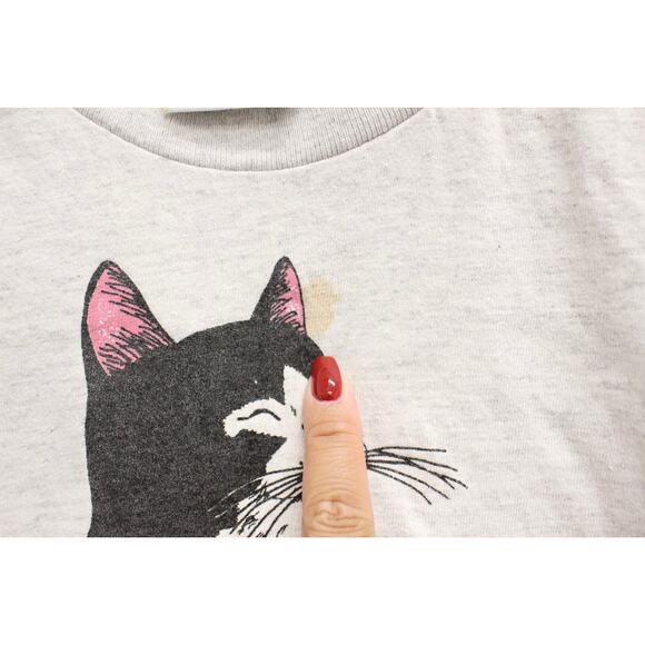 Vintage Kitty Cat I Dont Do Mouse Work T Shirt Large - Picture 3 of 9